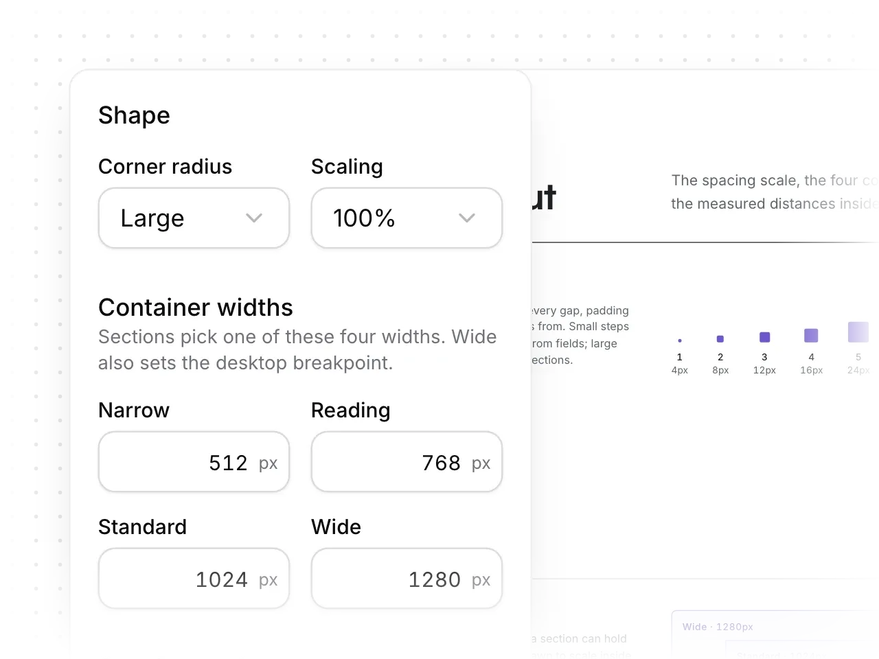 Built on design tokens