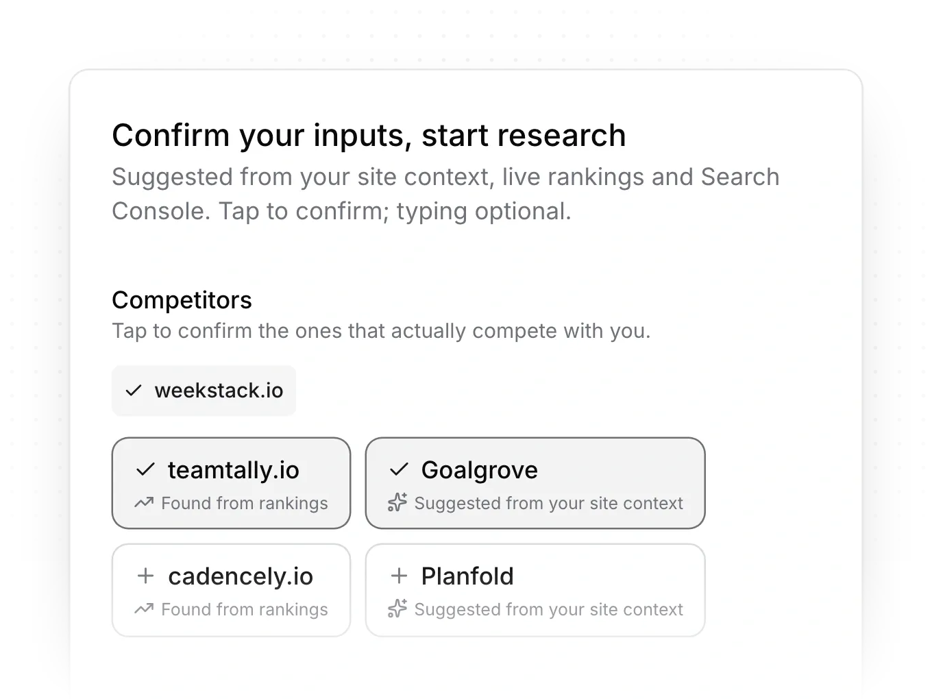 Research, write and track in one place