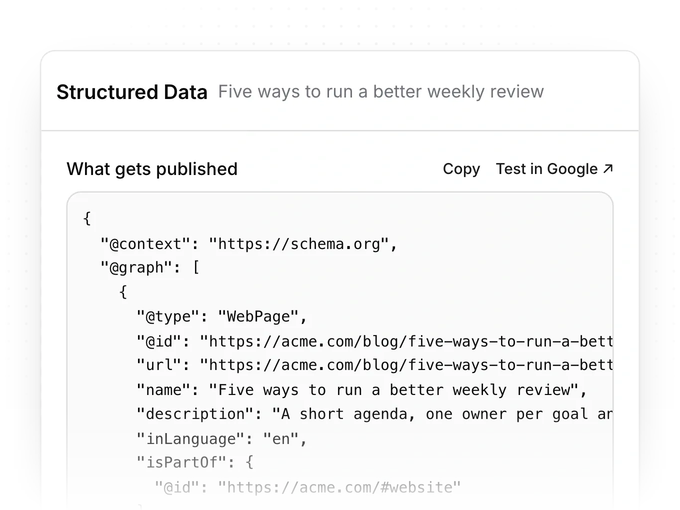SEO, forms, chat and analytics built in